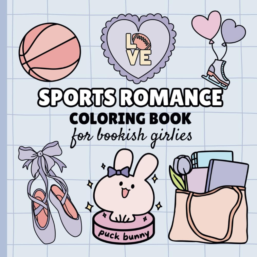 Sports Romance: Coloring Book for Bookish Girlies cover image