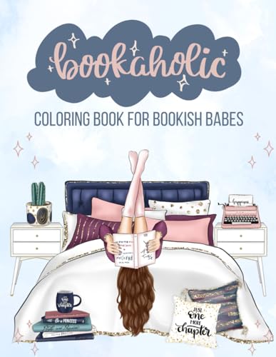 Bookish Coloring Book for Book Lovers Bibliophiles and Bookaholics Coloring Pages for Adults Reading Nooks Reading Corners cover image