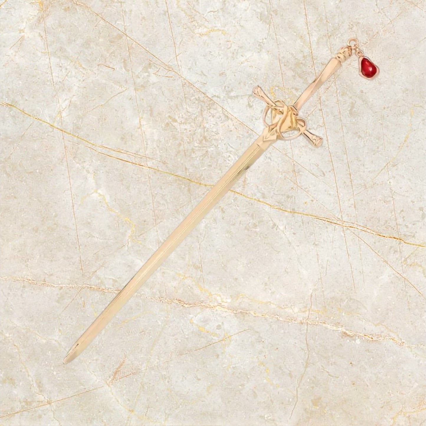 Gold or Silver sword bookmark