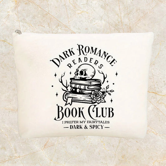Dark Romance book club cosmetic bag